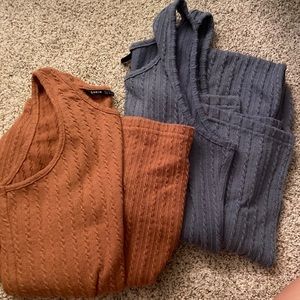 Maternity side slit dress